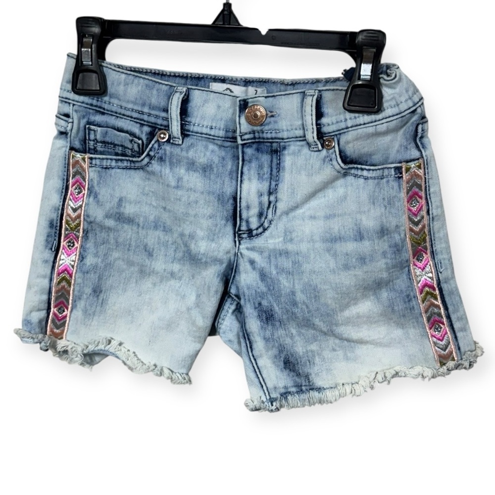 Jordache Denim Shorts with Pink Pattern